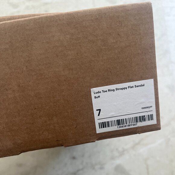 Reformation Tan Minimalist Sandals - Picture 4 of 5